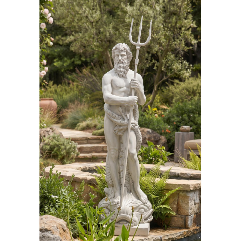 Design Toscano Poseidon God of the Sea Grand-Scale Statue